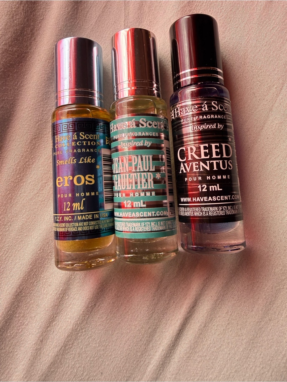 Women Skincare Fragrance Oil Roller - Pink/Gold
